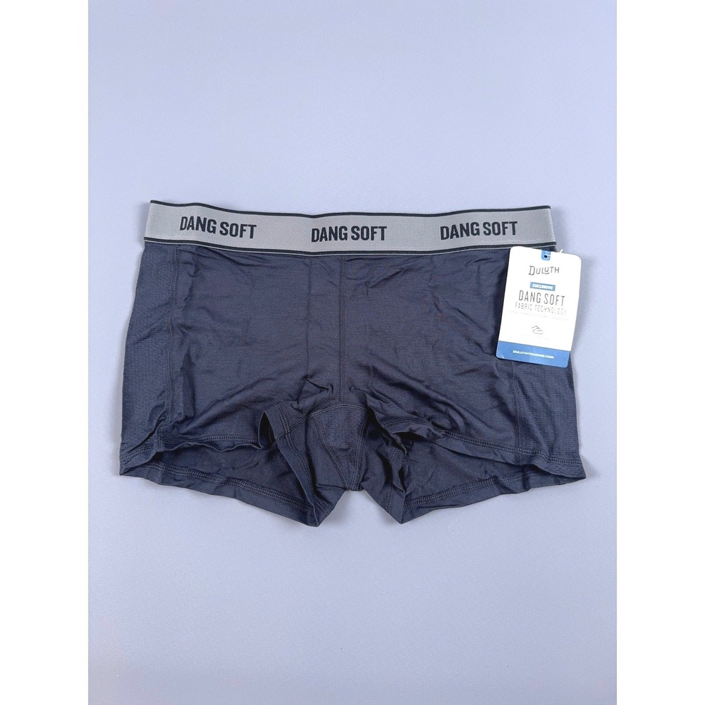 Duluth Trading Co Dang Soft Boyshort Underwear Black Small NWT